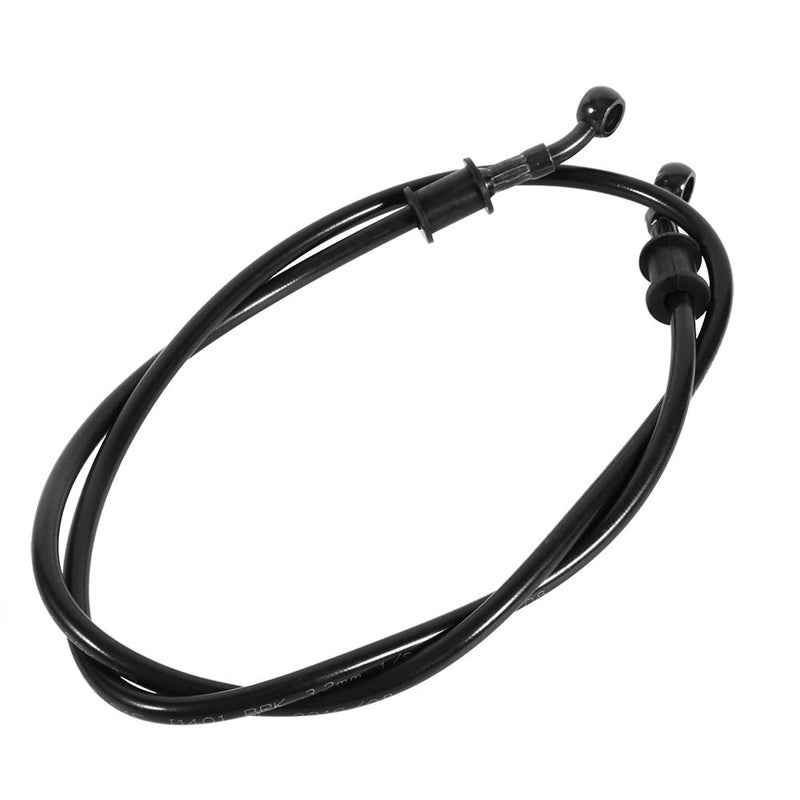 Ejoyous Brake Line for Motorcycle, Universal Motorcycle Brake Hose Braided Steel Brake Clutch Oil Pipe Gas Fuel Line PVC Hose Tube for Bikes Enduro Motocross Street Bikes Black (47.24"120cm) - Image 1